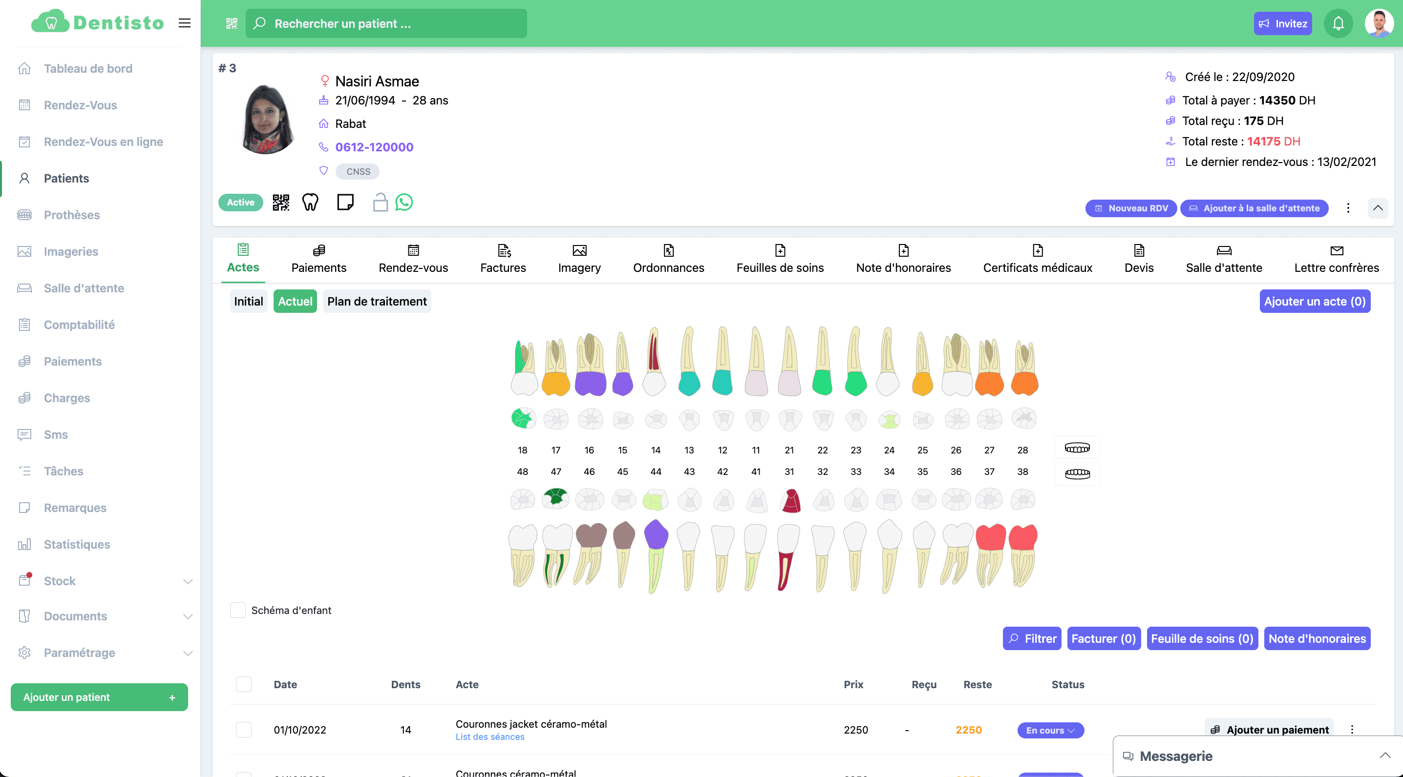 Logiciel de gestion de cabinet dentaire